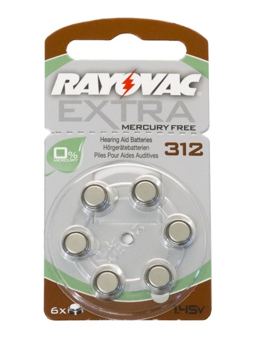 Rayovac Mercury Free Battery - Size 312
